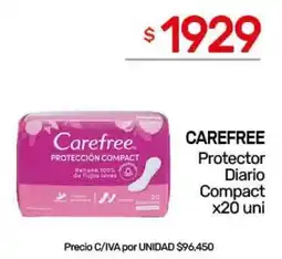 Nini Mayorista Carefree protector diario compact oferta