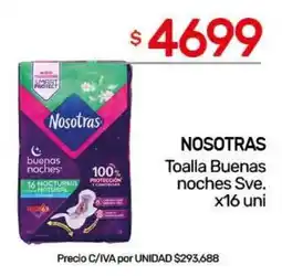 Nini Mayorista Nosotras toalla buenas noches sve oferta