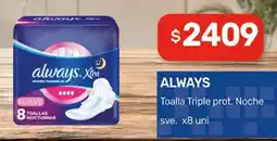 Nini Mayorista Always toalla triple prot. noche oferta