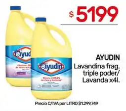Nini Mayorista Ayudin lavandina frag. triple poder oferta