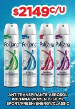 Nini Mayorista Polyana antitranspirante aerosol oferta