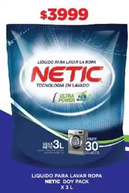 Nini Mayorista Netic liquido para lavar la ropa oferta