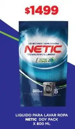 Nini Mayorista Netic liquido para lavar ropa oferta