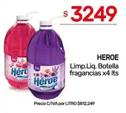Nini Mayorista Heroe limp.liq. botella fragancias oferta