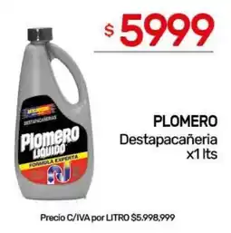 Nini Mayorista Plomero destapacañería oferta