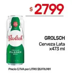Nini Mayorista Grolsch cerveza lata oferta