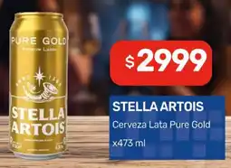 Nini Mayorista Stella artois cerveza lata pure gold oferta