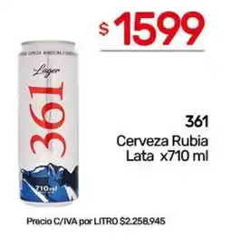 Nini Mayorista 361 cerveza rubia oferta