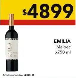 Nini Mayorista Emilia malbec oferta