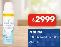 Nini Mayorista Rexona odoronO antitr. aer. aloe oferta