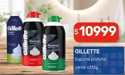 Nini Mayorista Gillette espuma p/afeitar oferta