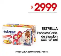 Nini Mayorista Estrella pañales caric. de algodón oferta
