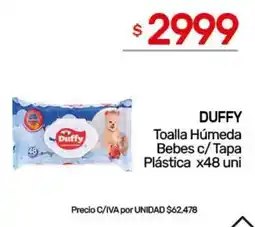 Nini Mayorista Duffy toalla húmeda bebes c/ tapa plástica oferta