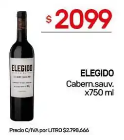 Nini Mayorista Elegido cabern.sauv. oferta