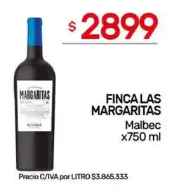 Nini Mayorista Finca las margaritas malbec oferta