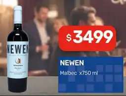 Nini Mayorista Newen malbec oferta