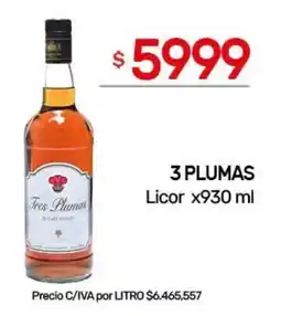 Nini Mayorista 3 plumas licor oferta
