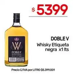 Nini Mayorista Doble v whisky etiqueta negra oferta