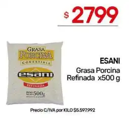 Nini Mayorista Esani grasa porcina refinada oferta