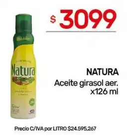 Nini Mayorista Natura aceite girasol aer. oferta