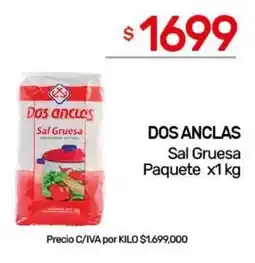 Nini Mayorista Dos anclas sal gruesa oferta