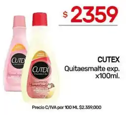 Nini Mayorista Cutex quitaesmalte oferta