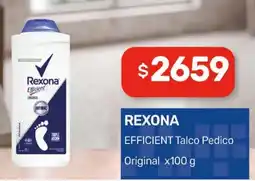 Nini Mayorista Rexona efficient talco pedico oferta