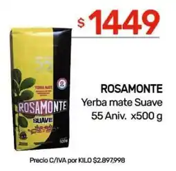 Nini Mayorista Rosamonte yerba mate suave oferta