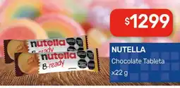 Nini Mayorista Nutella chocolate tableta oferta