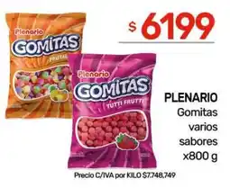 Nini Mayorista Plenario gomitas varios sabores oferta