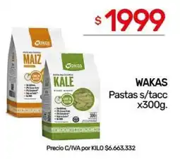 Nini Mayorista Wakas pastas s/tacc oferta