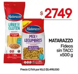 Nini Mayorista Matarazzo fideos sin tacc oferta