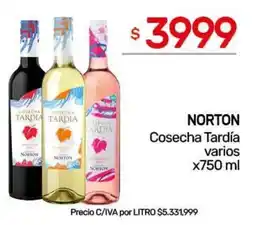 Nini Mayorista Norton cosecha tardía varios oferta