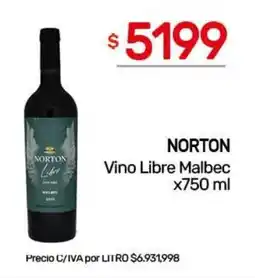 Nini Mayorista Norton vino libre malbec oferta
