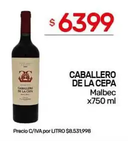 Nini Mayorista Caballero de la cepa Malbec oferta