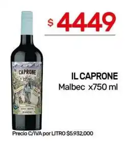 Nini Mayorista Il caprone malbec oferta