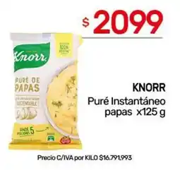 Nini Mayorista Knorr puré instantáneo papas oferta