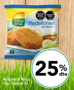 Nini Mayorista Granja del Sol medallones de merluza oferta