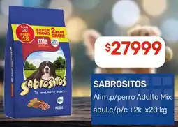 Nini Mayorista Sabrositos alimento para perro adulto mix oferta