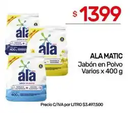 Nini Mayorista Ala matic jabón en polvo oferta