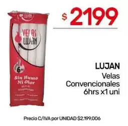 Nini Mayorista Lujan velas convencionales oferta