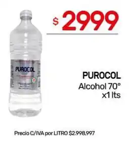 Nini Mayorista Purocol alcohol 70° oferta