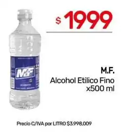 Nini Mayorista M.F. alcohol etilico fino oferta