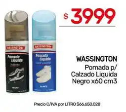Nini Mayorista Wassington pomada p/ calzado liquida oferta