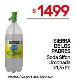 Nini Mayorista Sierra de los padres soda sifon limonada oferta