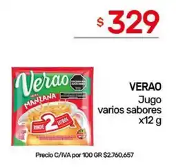 Nini Mayorista Verao jugo varios sabores oferta