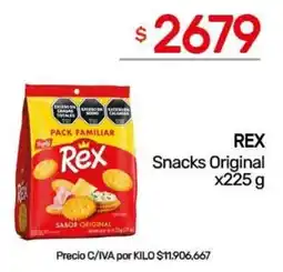 Nini Mayorista Rex snacks original oferta