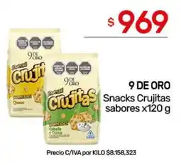 Nini Mayorista 9 de oro snacks crujitas oferta