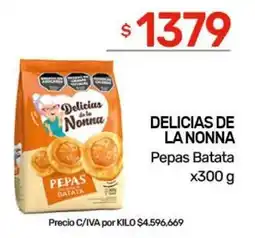 Nini Mayorista Delicias de la Nonna pepas batata oferta