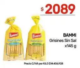 Nini Mayorista Bammi grisines sin sal oferta
